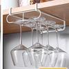 Cabinet Wine Glass Rack Hole Free Multifunctional Metal Wine Glasses Storage Hanger