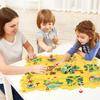 25PCS Puzzle Racer Kids Car Track Play Toy Set, Set with Vehicles, Railcar Track for Boys&girls, Preschool Christmas Games Gift