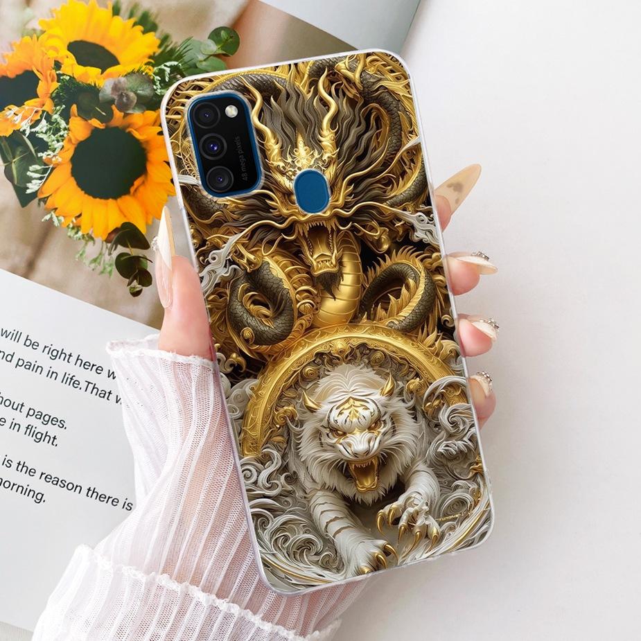 For Samsung Galaxy M21 Case SM-M215F New Fashion Painted Cover Soft Silicone Case For Samsung M21 2021 M 30 s Galaxy M30s Fundas