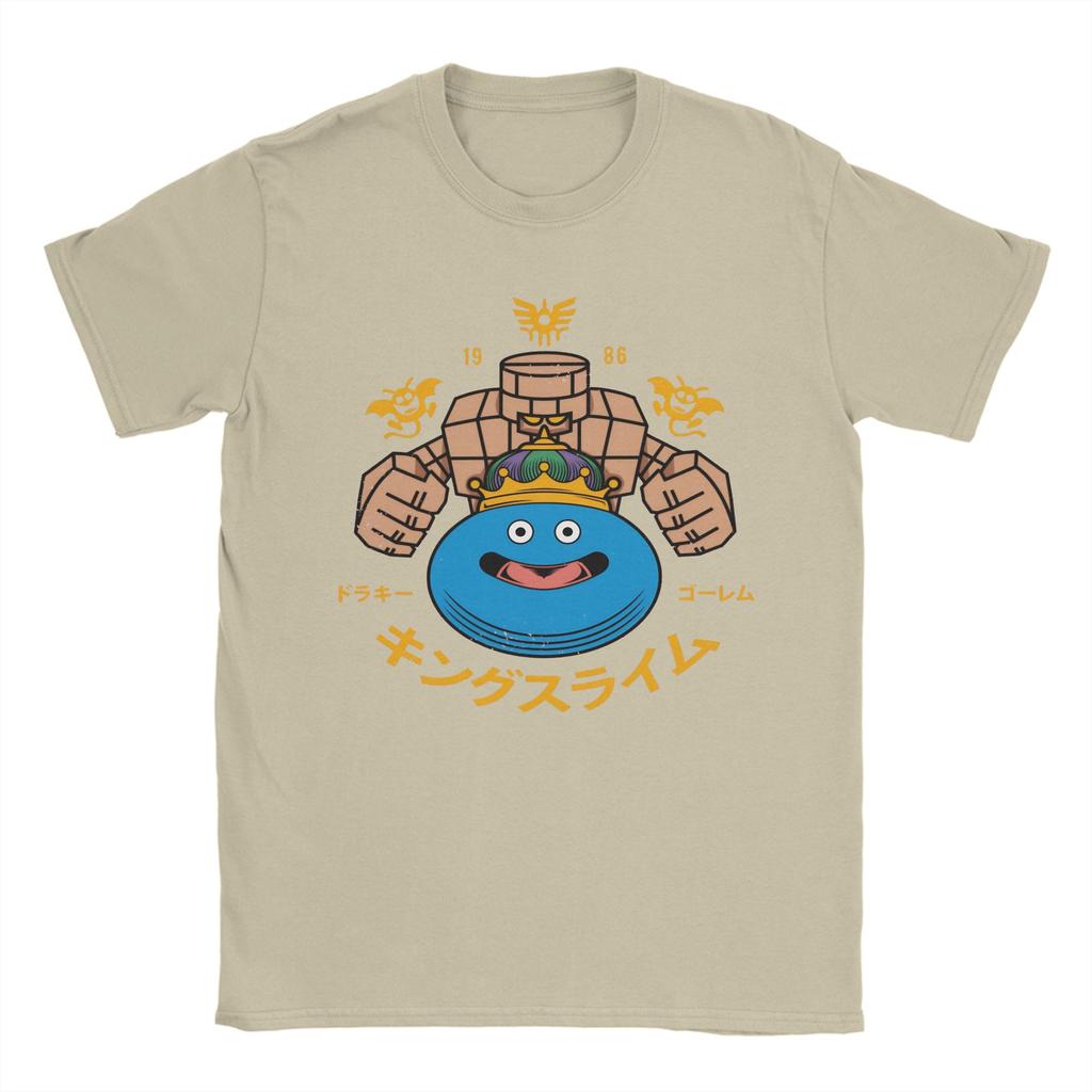 Anime Game Dragon Quest Monsters T Shirts Unisex 100% Cotton Vintage T-Shirts Crew Neck Tee Shirt Short Sleeve Clothing Summer