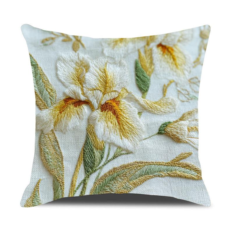 Sunflower Pillowcase Art Series Summer Sofa Pillowcase Bedroom Decoration Bedside Sunflower Pillow
