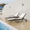 Day and Night - Day and Night Loungers with Brown Synthetic Rattan Table