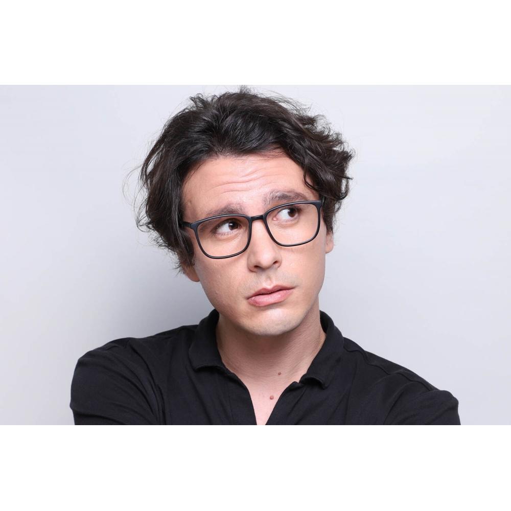 Full Rim Square Black Smartbuy Collection Rupperte Cp128a Fashion Unisex Eyeglasses