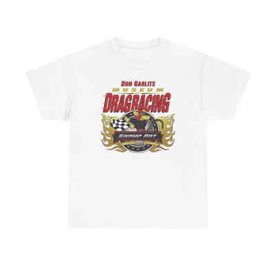 Ocala Florida Auto Racing Museum of Drag Racing Unisex Heavy Cotton Tshirt Tops Tee