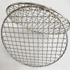 Multi-sizes Round Barbecue Camping Pot Rack Stainless Steel Grill Grate Mesh Pad Firewood Bushcraft- Grill for Outdoor
