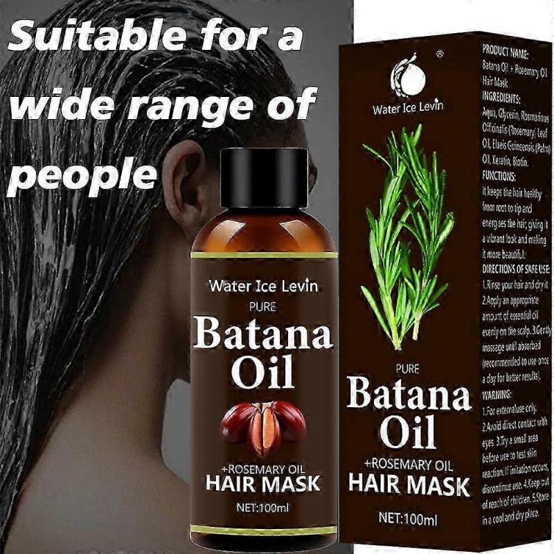 Raw Batana Oil for Hair Growth, 100% Natural Organic Botana Oil for Men & Women, Enhances Thickness, Prevent Hair Loss, Strengthen & Moisturizing 100m