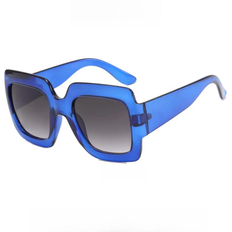 Fashion Trend Square Large Frame Street Pography Women's Sunglasses Summer Vacation Accessories