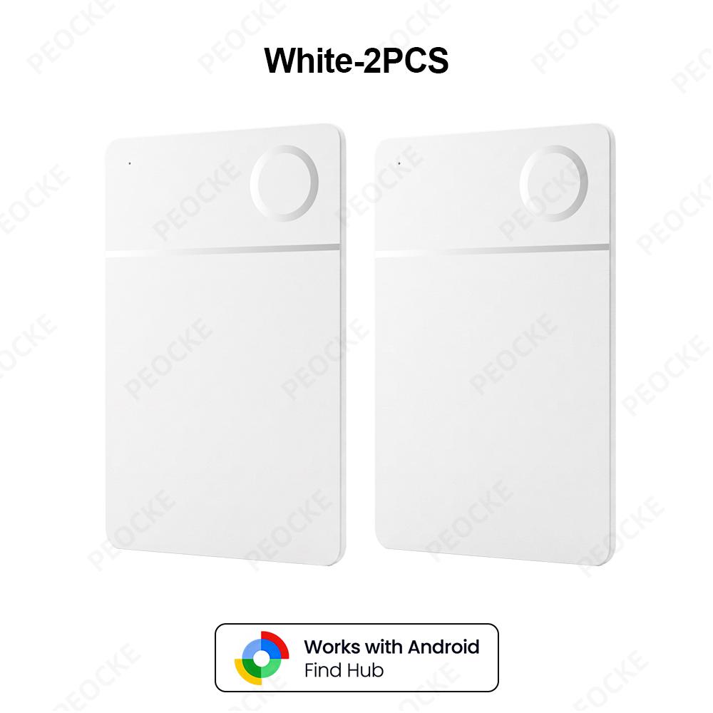 Wireless Rechargeable Wallet Tracker Card With Google Find Hub App GPS Smart Tag Locator For Android Anti Loss Message Reminder