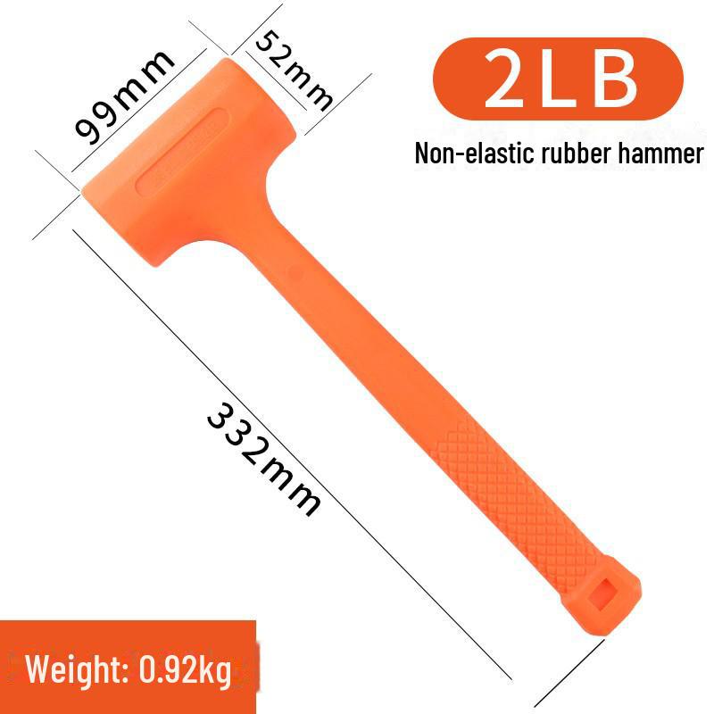 Multi-Function Non-Elastic Rubber Hammer for Tile and Wood Floor Installation