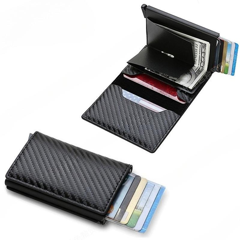 Anti Thief Rfid Credit Card Holder Smart Minimalist Wallet Slim Bank Cardholder Case Money Bag Cash Creditcard Purse Multi Functional Short Card Bag