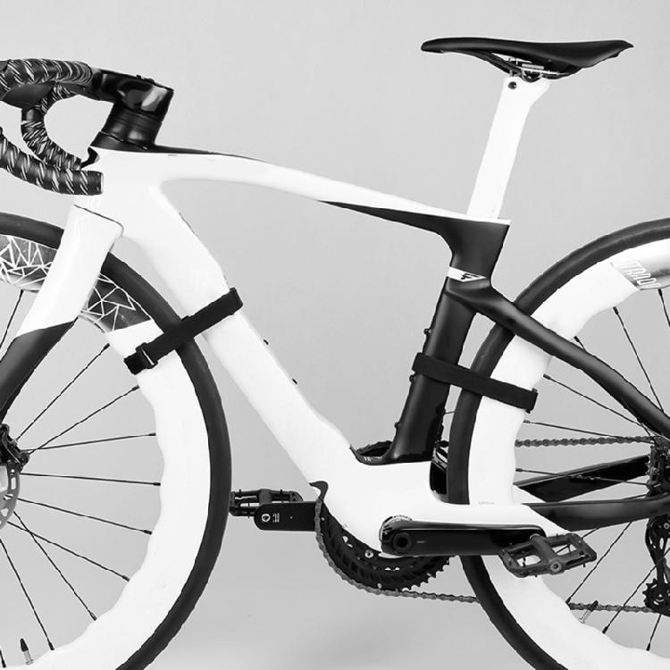 Bicycles Frame Wheel Fixed Strap Nylon Bike Tire Fastener Adjustable Bicycles Stabiliser Strap Easy Installation