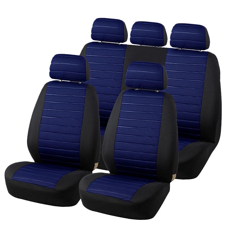 Breathable Car Seat Cover All-season Universal Fabric Polyester Simple Seat Cover Interior Car Seat Cover
