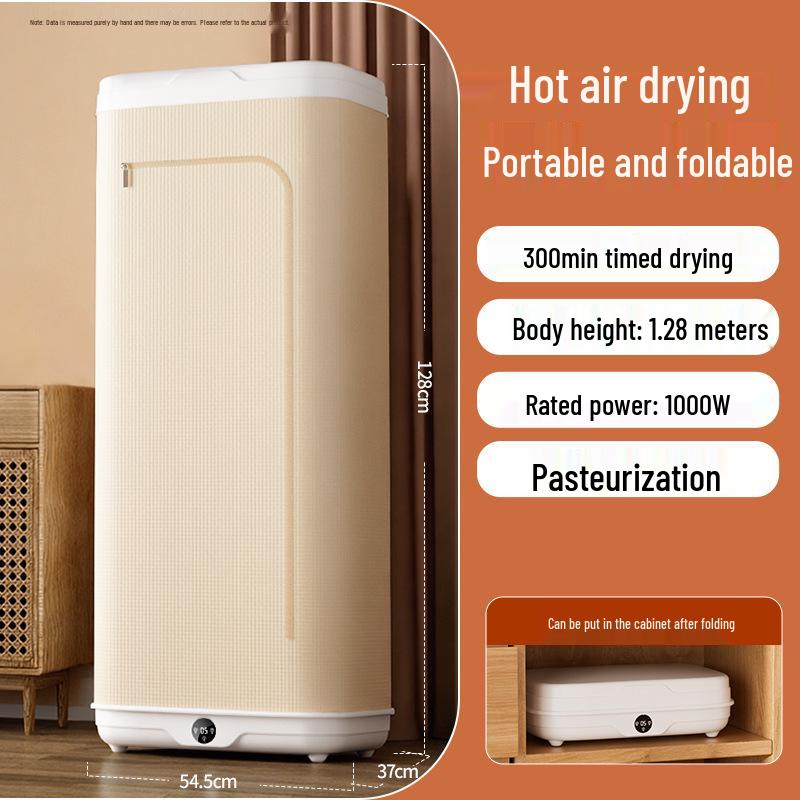 Compact Folding Clothes Dryer for Home and Dorm