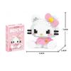 Sanrio Anime Bausteine Kawaii Hello Kitty Kuromi MyMelody Cinnamoroll Diamant Bausteine Puppe Spielzeug Kinder Geburtstagsgeschenk