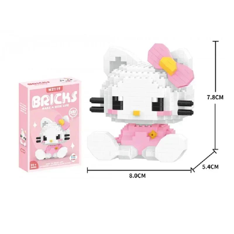 

Sanrio Аниме Строительные Блоки Кавайные Хелло Китти Куроми Моя Мелоди Синнаморолл Алмазные Строительные Блоки Кукла Игрушка Подарок на День Рождения для Детей no box