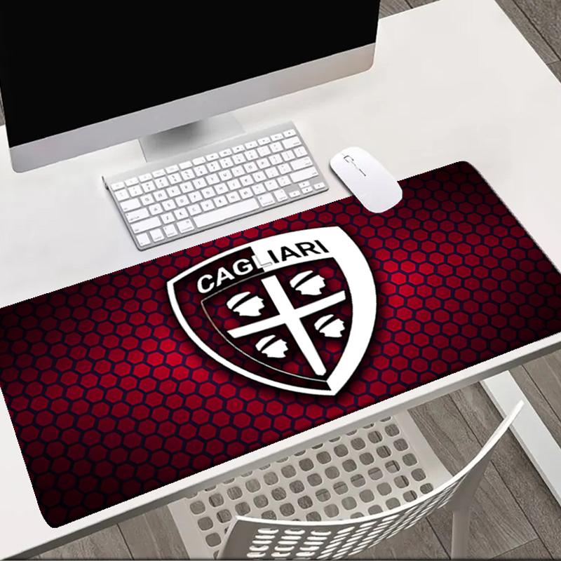 Cagliari Football Club Crest   Mouse pad Office Desk Mat, Gaming Mouse Pad Mousepad, keyboard pad,Heavy-Duty Non-Slip Rubber Backing, Gift