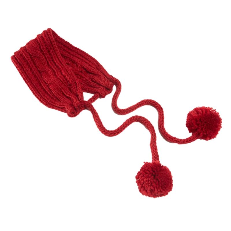 Soft Stretch Winter Warm Cable Knit Earmuffs Warmer Headband Crochet Ear Warmer Headband Knit Ear Muffs for Women Girls