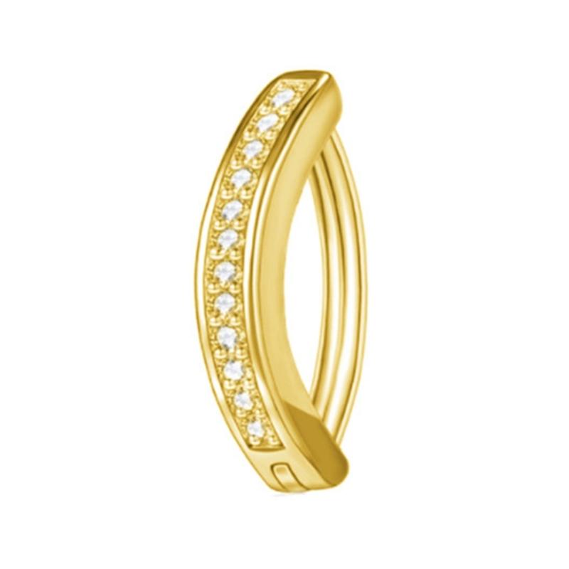 Bauchnabelring Schlichtes Design Bauchnabel Bauchpiercing Schmuck Edelstahl Material Körperschmuck für Frau Mädchen