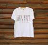 Vintage Key West Florida Palm White Stitch T-Shirt Adult Size Large