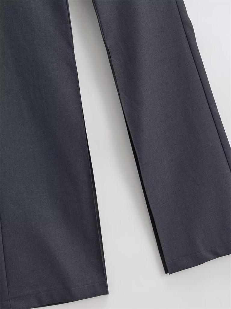 Herbst Modische Damen Low-Waist Gerade Bein Lässige Anzugshose