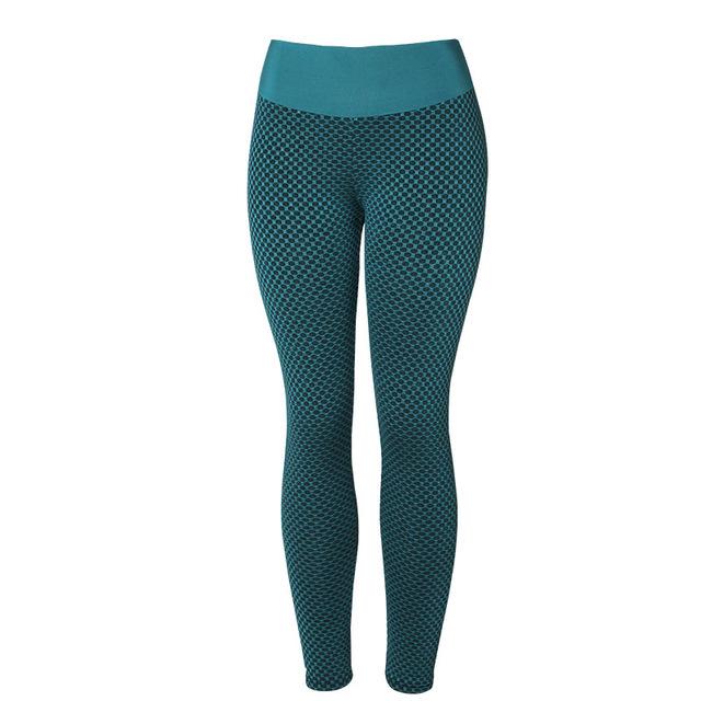 Peach Bubble Butt-Lifting High Waist Honeycomb Yoga Pants for Women