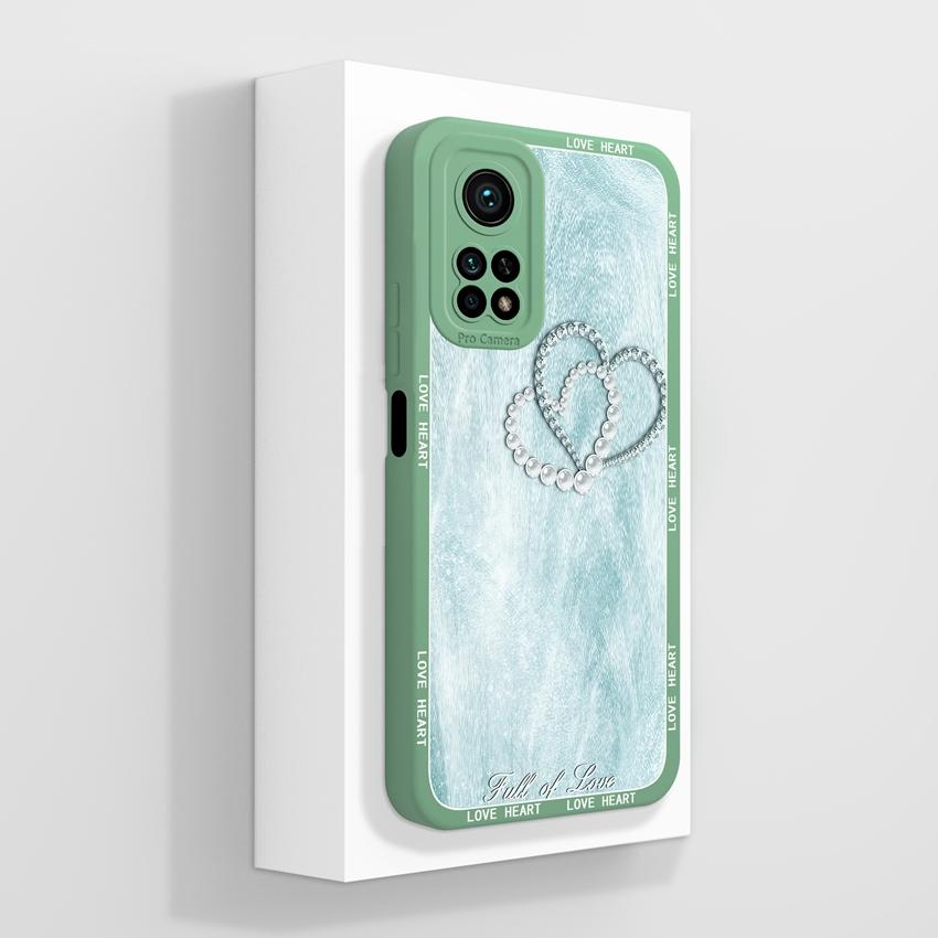 Handyhülle für Xiaomi Mi 10T 11T Pro Lite Mi 10 11 11X 11i Aromatische Blumenmuster Flüssigsilikon Weiche Stoßstange Stoßfeste Hülle für Xiaomi Stoßstangen-Taschen