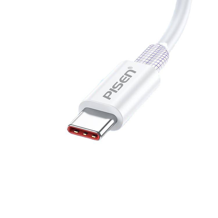 PISEN 6A USB-C Data Cable, 66W Super Fast Charging for Huawei & Xiaomi Android Devices