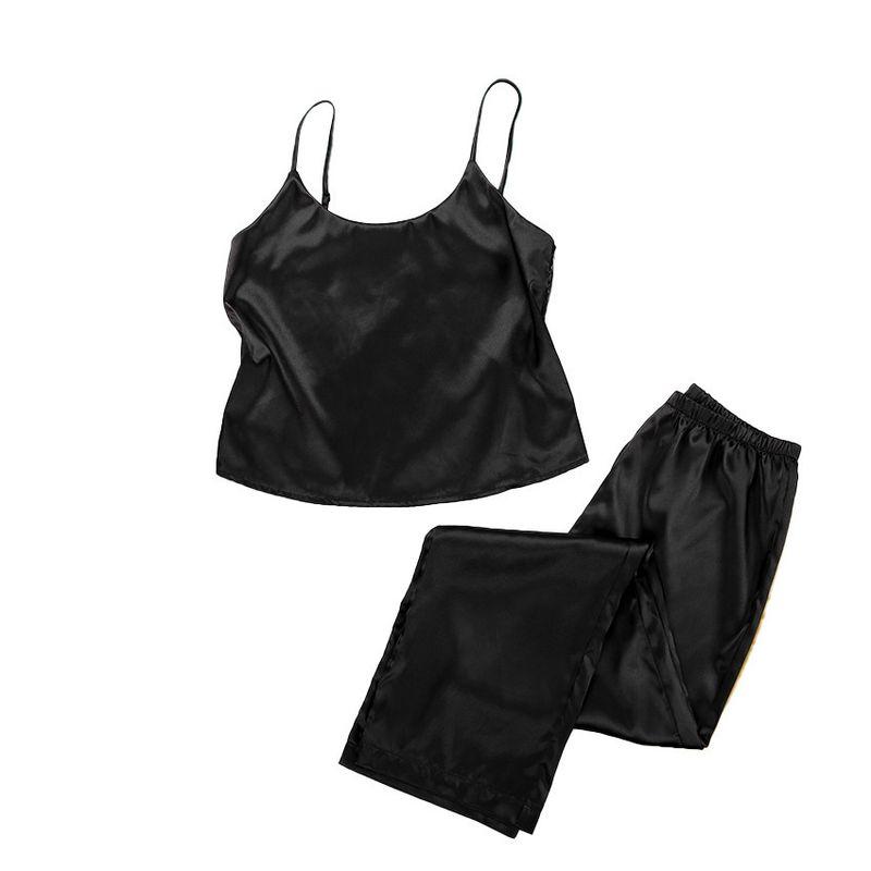 

Пижама на бретелях Свободный комплект для отдыха Пижама на бретелях Свободный домашний костюм suspender trousers set(Sling pants Suit) S