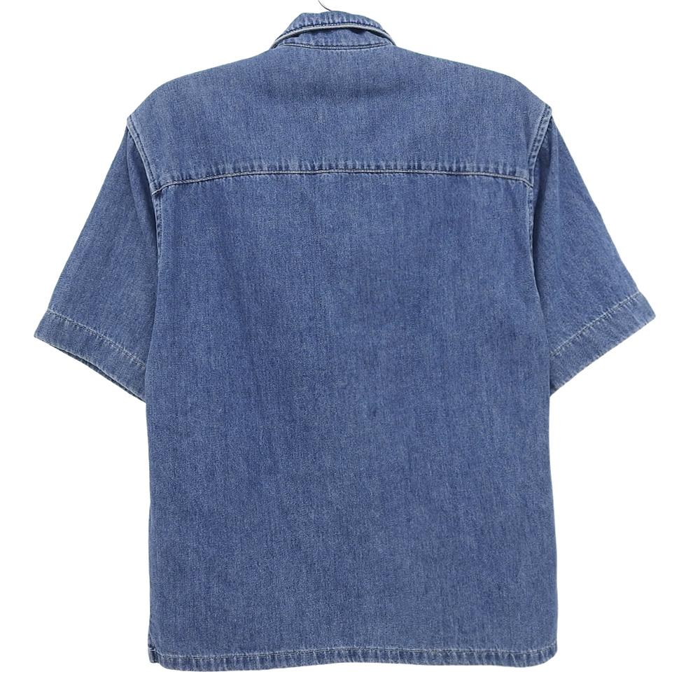 MARNI Excellent condition indigo denim bowling shirt, 100% cotton, men's, blue, size 44, CUJU0017IS USCV22 tops 44 blueUsed