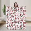 Relax Christmas Xmas Santa Claus Blanket Merch Bed Decorative Throws And Blankets Ultra-Soft Fleece for Travel