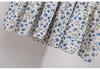 French Design Floral Short-Sleeved Summer Dress for Women