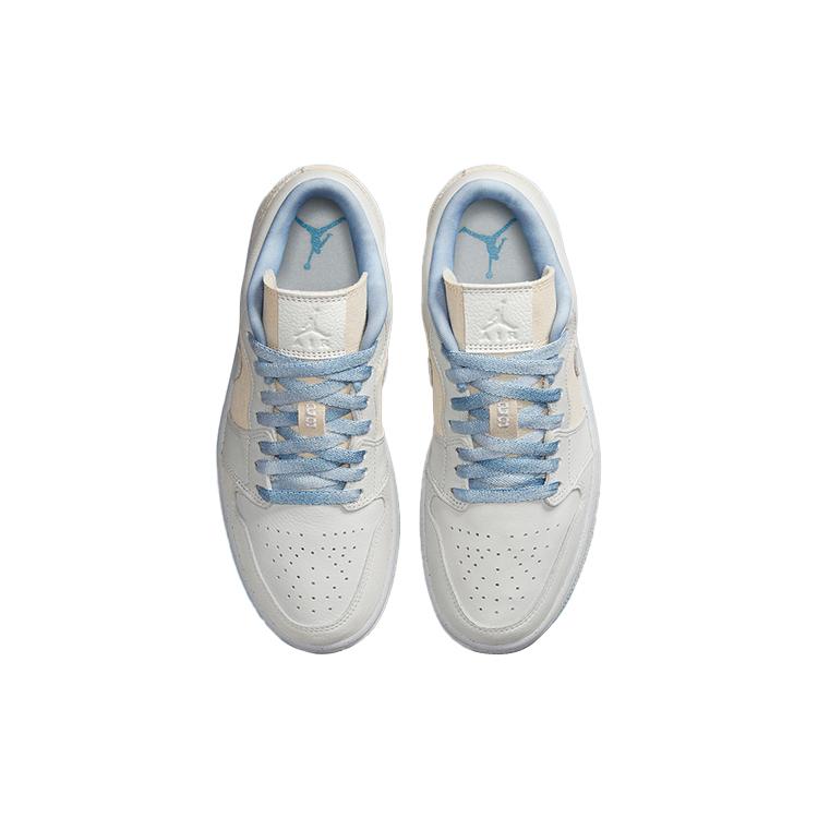 New JORDAN 1 Low Se Canvas Iris Whisper Sail Women's DQ4151-500