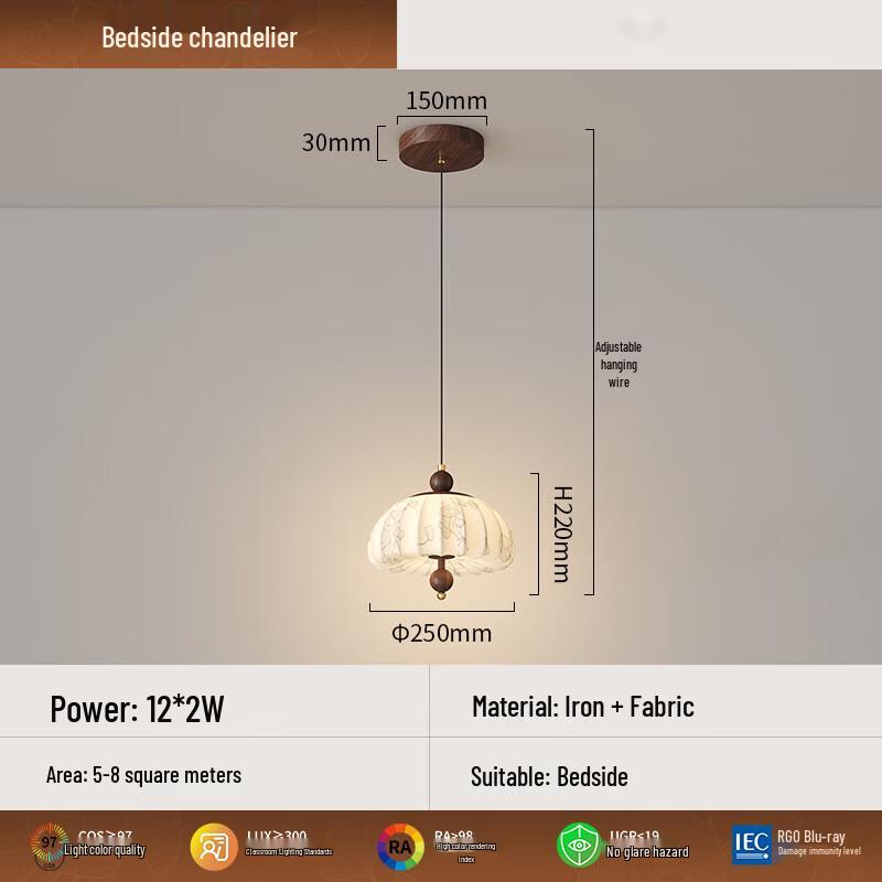 

Xuanyong Cream Full-Spectrum LED Pendant Light