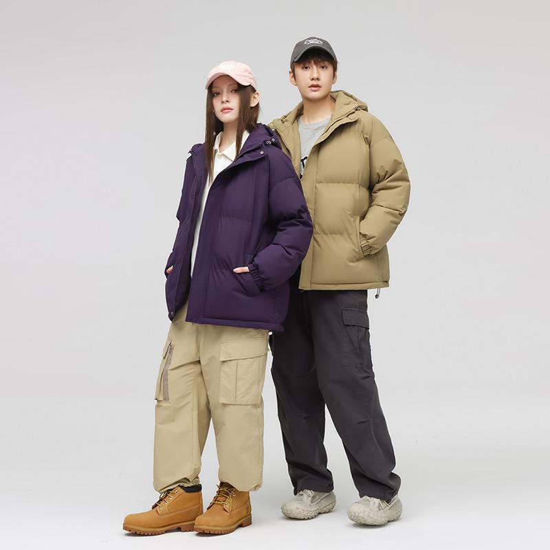 2025 New Autumn and Winter Trend Loose Thickened Men's Cotton-padded Jacket Women's Casual Couple Cotton-padded Clothing 2277