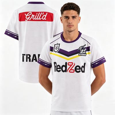 Hot Sale 2026 New Storm Style Rugby Jersey Breathable Quick-Dry Training Shirt Unisex For Rugby Fans Casual Wear Outdoor Sports