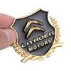 1 pièce 3D Metal Épis de blé Décoration de carrosserie de voiture Autocollant Badge Emblème Pour Citroen C1 C3 C4 Grand Picasso C4L C5 C6 VTS DS Accessoires