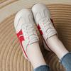 The First Layer of Cowhide Spring New Sports and Leisure Middle-aged Mother Shoes Flat Leather White Shoes Are Comfortable