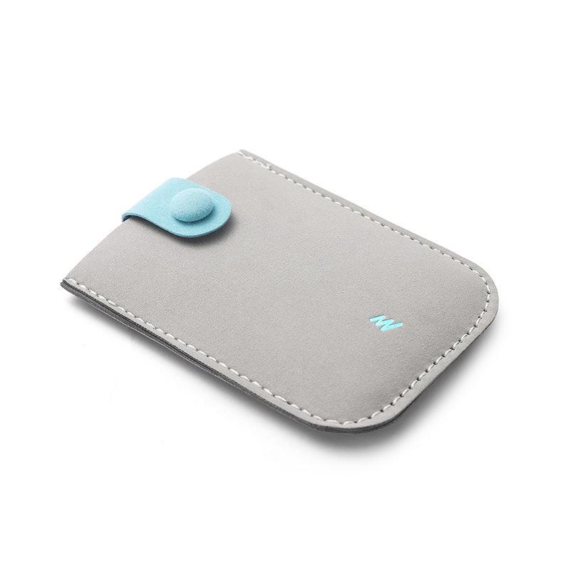 Slim Leather Card Holder Wallet – Compact, High-End, Large Capacity for Men & Women