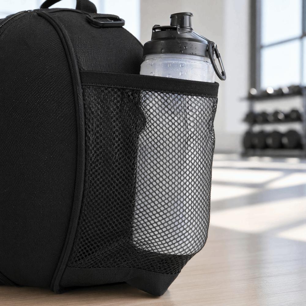 Round Sports Ball Carrier Double Mesh Pockets Ball Storage Bag Basketball Bag Outdoor Sports