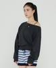 Bb' BENETTON Striped Knit Shorts (Blue)