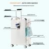 Durable Multifunctional Luggage with Cup Holder, Combination Lock, Rechargeable Features, and Large Capacity for Men and Women
