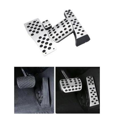 4-teiliges Drosselklappen-Brems-Kraftstoffpedal-Abdeckungs-Set für Mercedes Benz C-Klasse 2015– E-Klasse GLC GLS GLA SLK-Klasse 2016 2017 2018