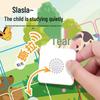 Early Learning Sticker Book: Character Recognition for Ages 3-6 - Interactive Educational Toy