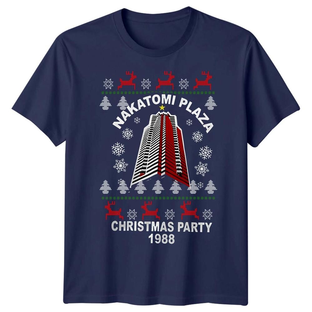 Nakatomi Plaza Christmas Party 1988 TShirt Xmas Retro Vintage Unisex Unisex Tee 2