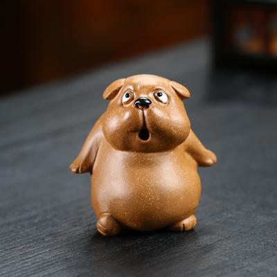 Çay Evcil Hayvanı Küçük Boynuzlu Butik Zenginlik Çekmek İçin Beslenebilir Çay Oyunu Balık Akvaryumu Dekorasyonu Çay Masası Süsleri