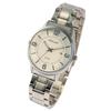 Montre - EXCELLANC - SL28 - Boîtier 41 mm - Bracelet métal argenté 20 mm - Date &amp; aiguilles luminescentes