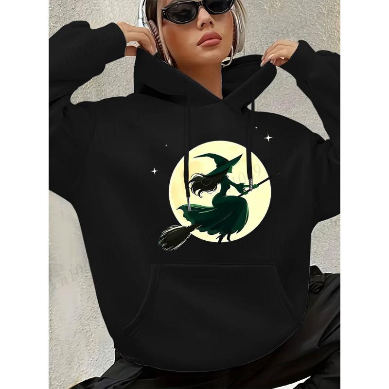 Hoodie for Women THE BOO CREW Halloween Family Matching Outfits Pastel Halloween Rainbow Ghost Print Pumpkin Graphic Sweatshirt