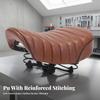 PU Leather Cycle Saddle with Filling Supportive Contoured Electric Seat