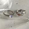 Moonstone Ring Female Cold Wind Open Ring Irregular Index Finger Ring