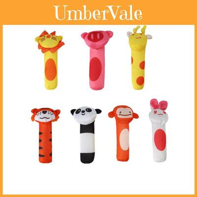 Cute Animal Bell Rattle Plush Toy For Soothing And Visual Development Of Newborns